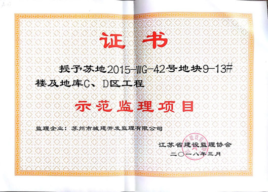 示范監(jiān)理項(xiàng)目 示范監(jiān)理項(xiàng)目